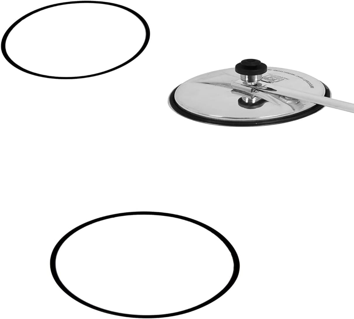 Pressure Cooker Gasket Universal Rubber Sealing Ring Black Pack of 1 B38139