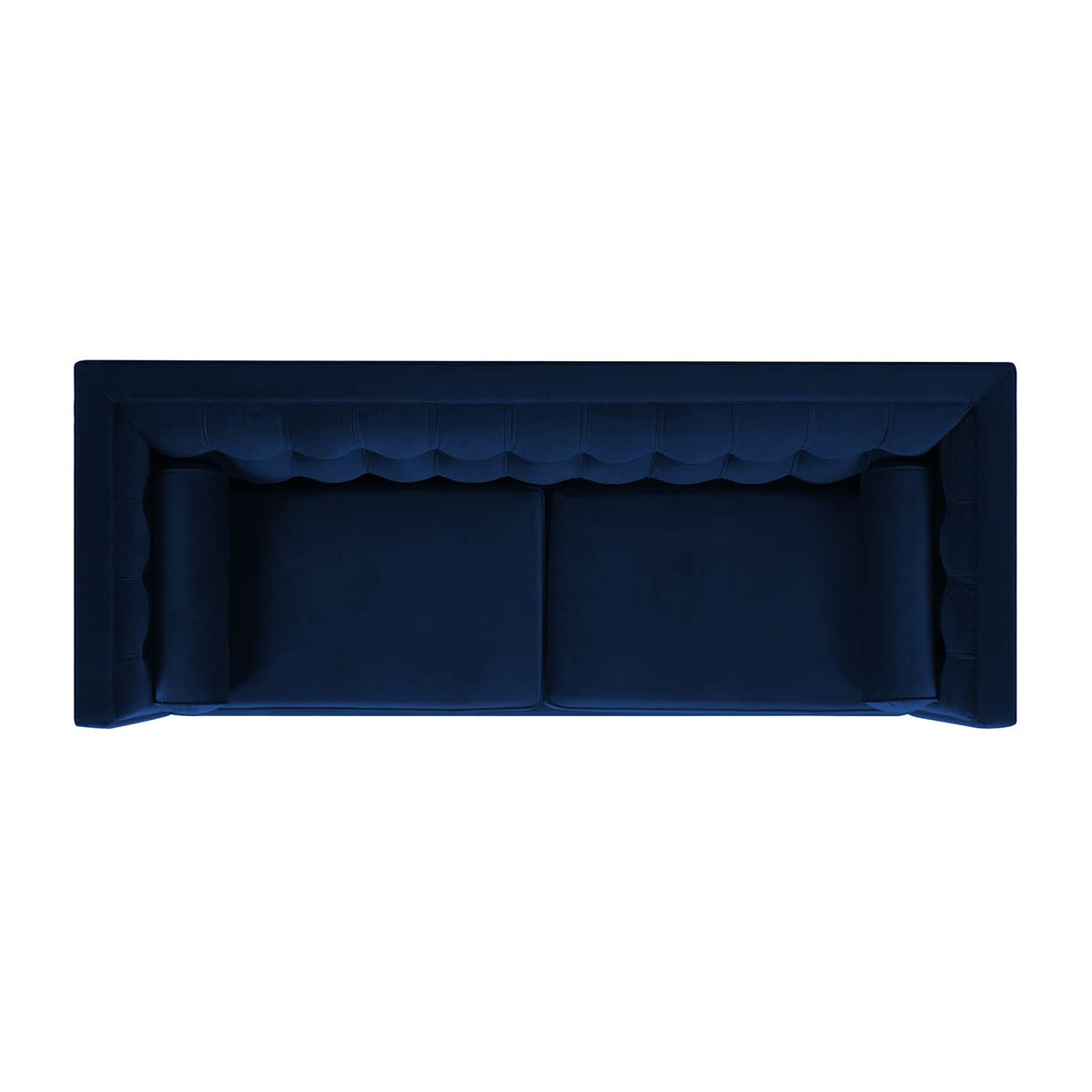 Navy Blue Velvet Tufted Sofa P138