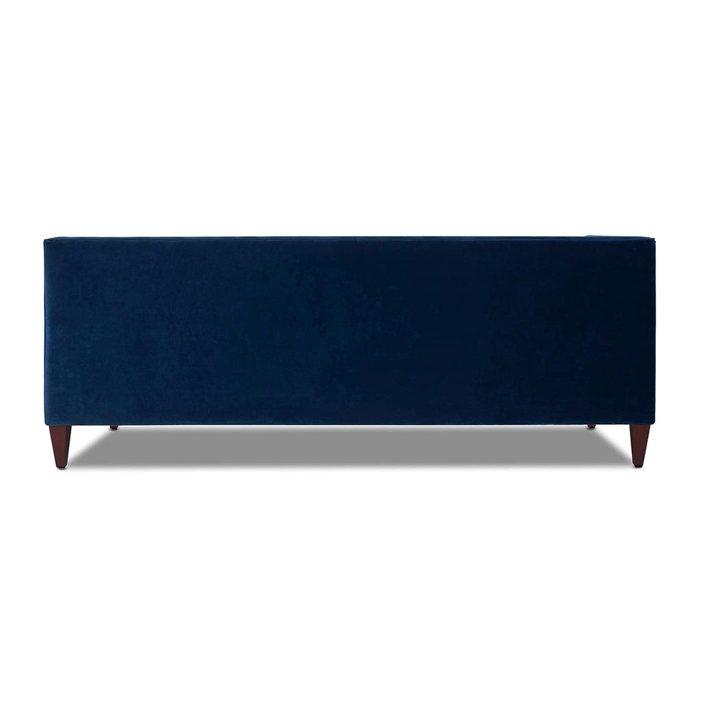 Navy Blue Velvet Tufted Sofa P138
