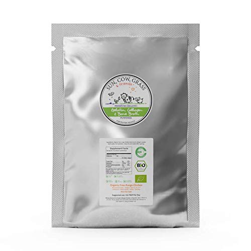 Organic Free Range Chicken Bone Broth Powder 1LB J6513