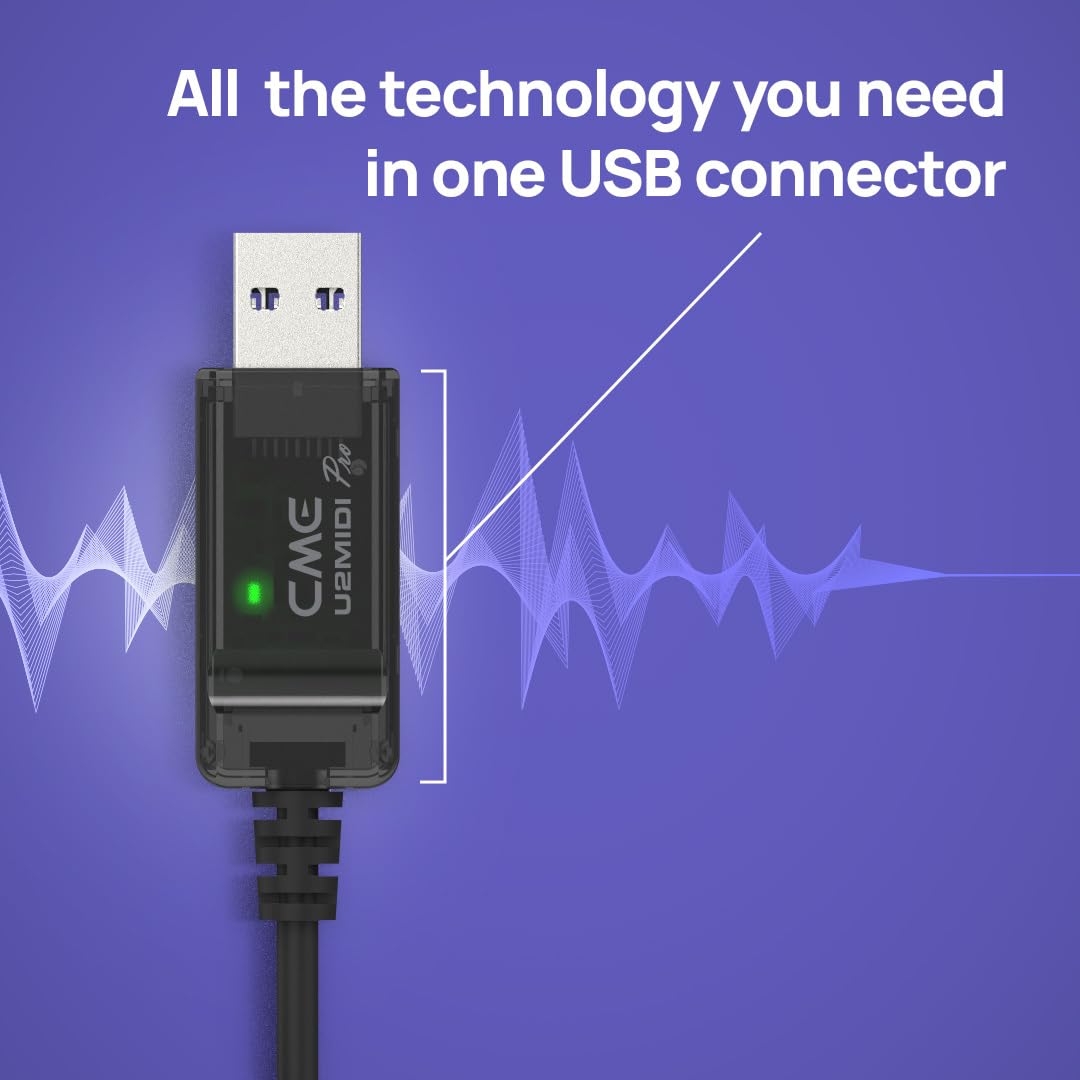 High-Speed USB MIDI Cable with Filter and Mapper C46061