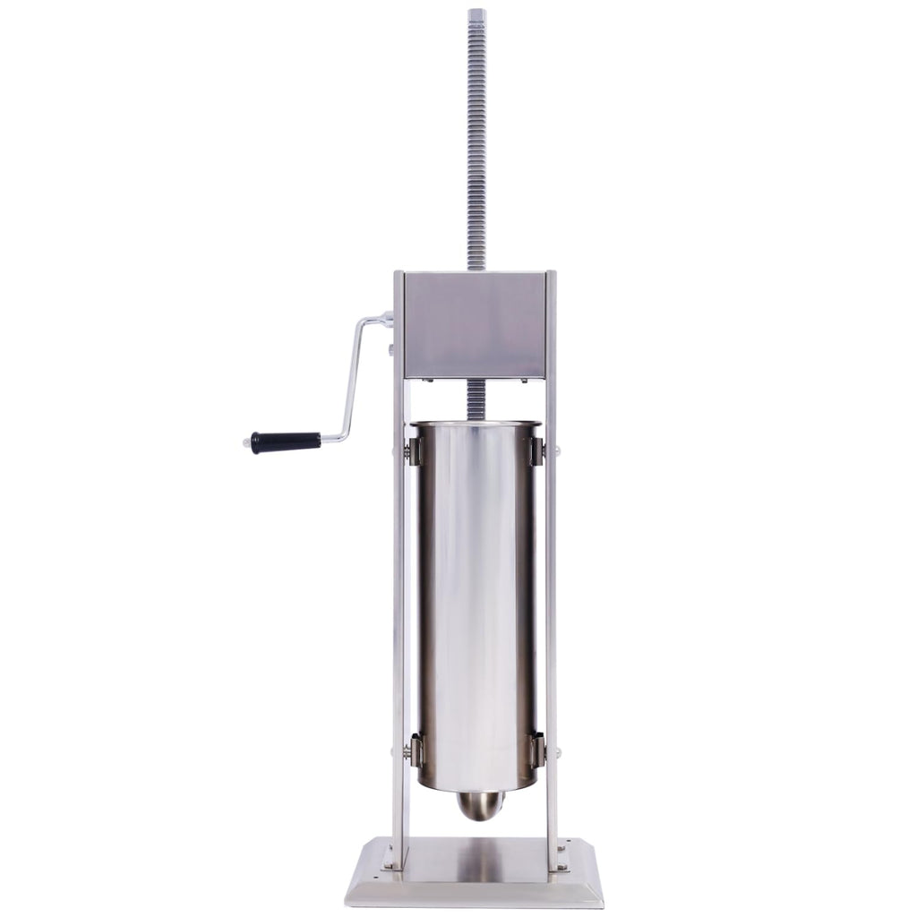 Stainless Steel Vertical Sausage Stuffer 15Lb 4 Nozzles O901009