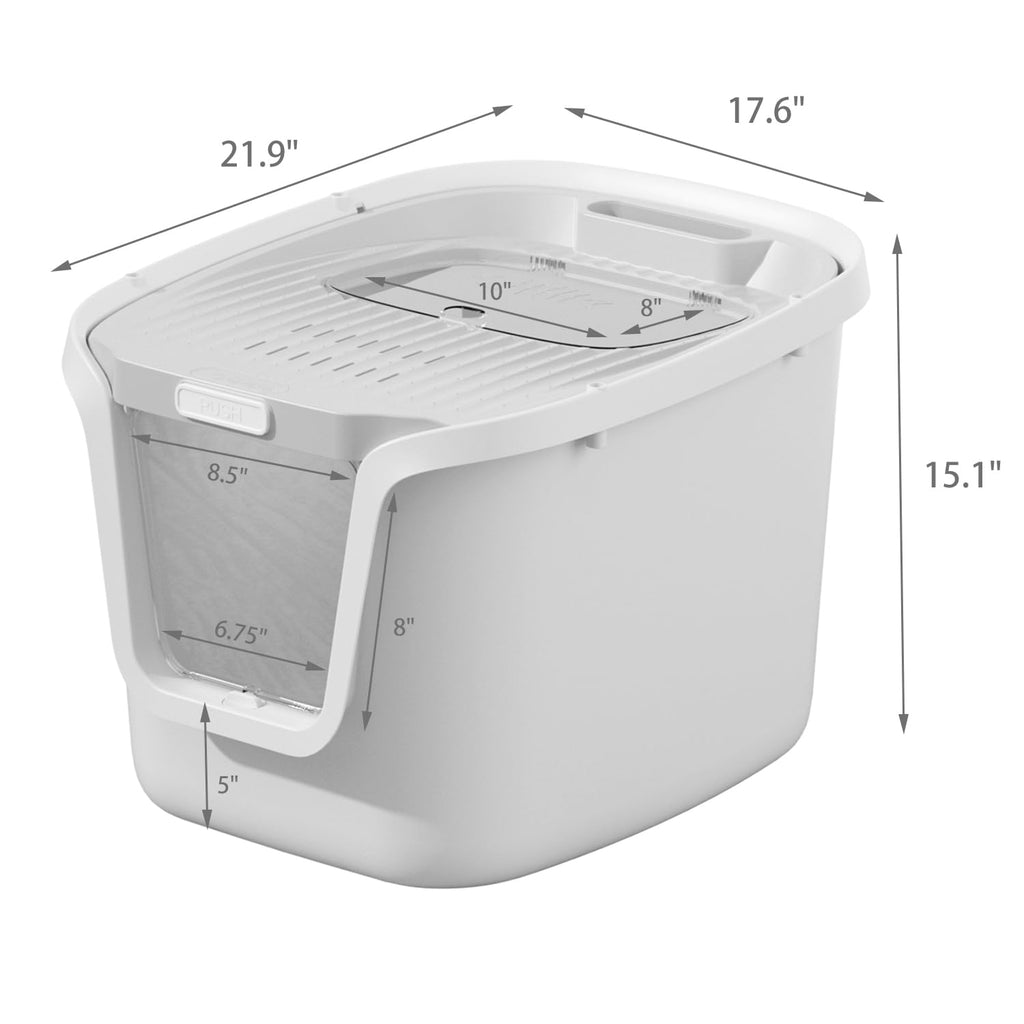 Molded Cat Litter Box with Scoop I8465