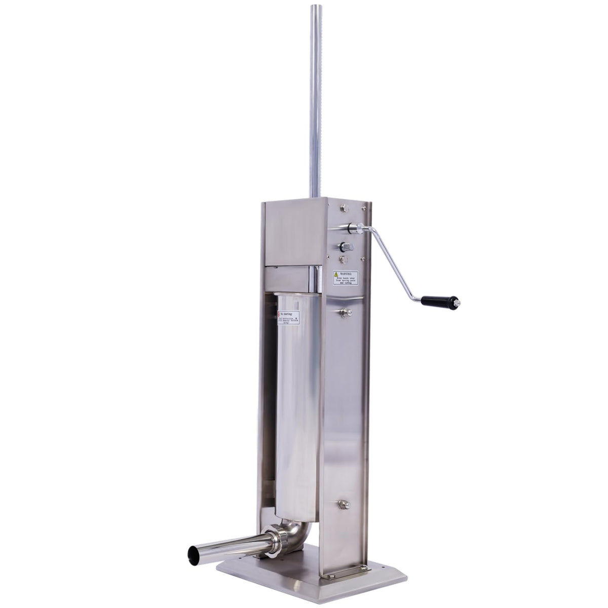 Stainless Steel Vertical Sausage Stuffer 15Lb 4 Nozzles O901009