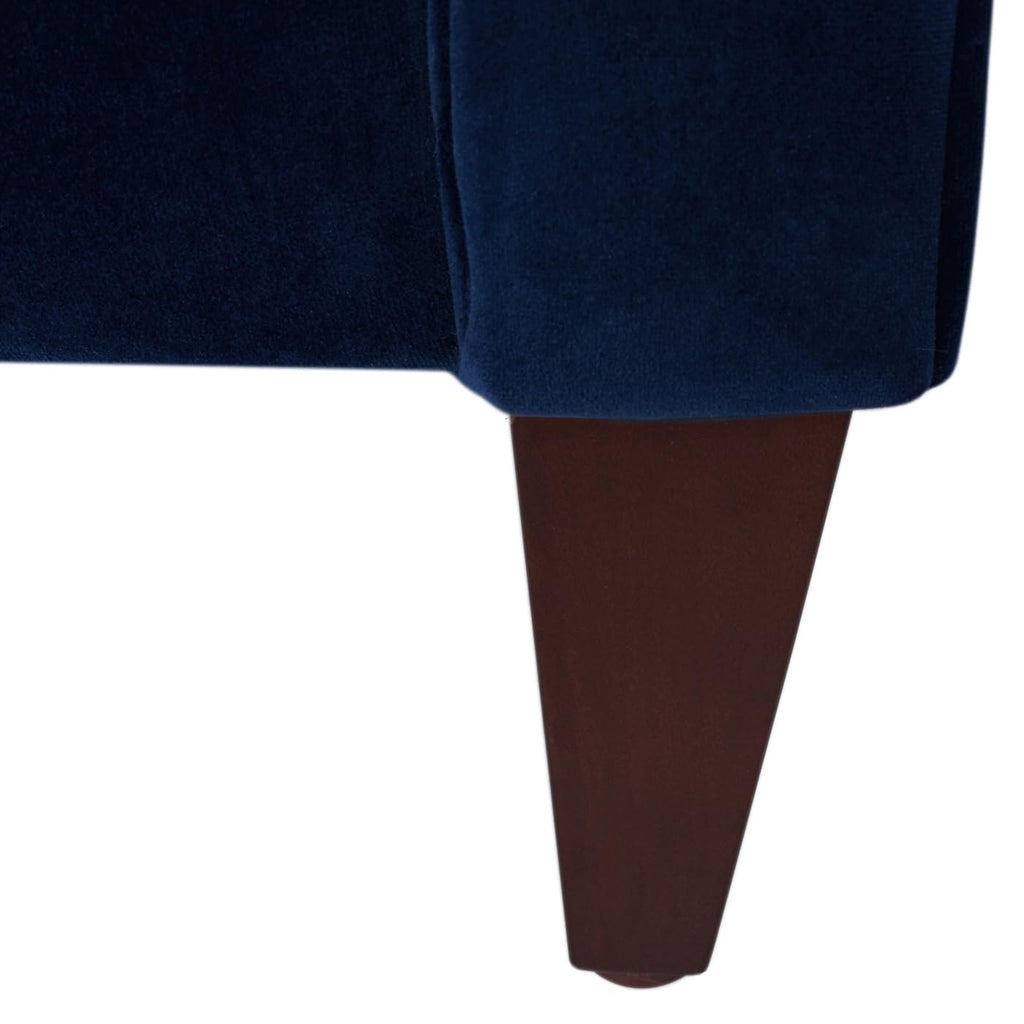 Navy Blue Velvet Tufted Sofa P138