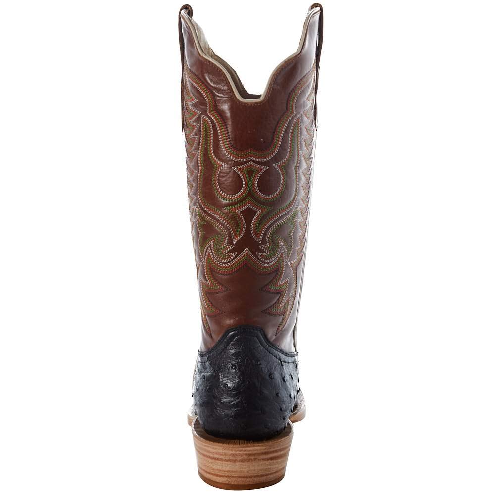 Black Full Quill Ostrich Boots W745538