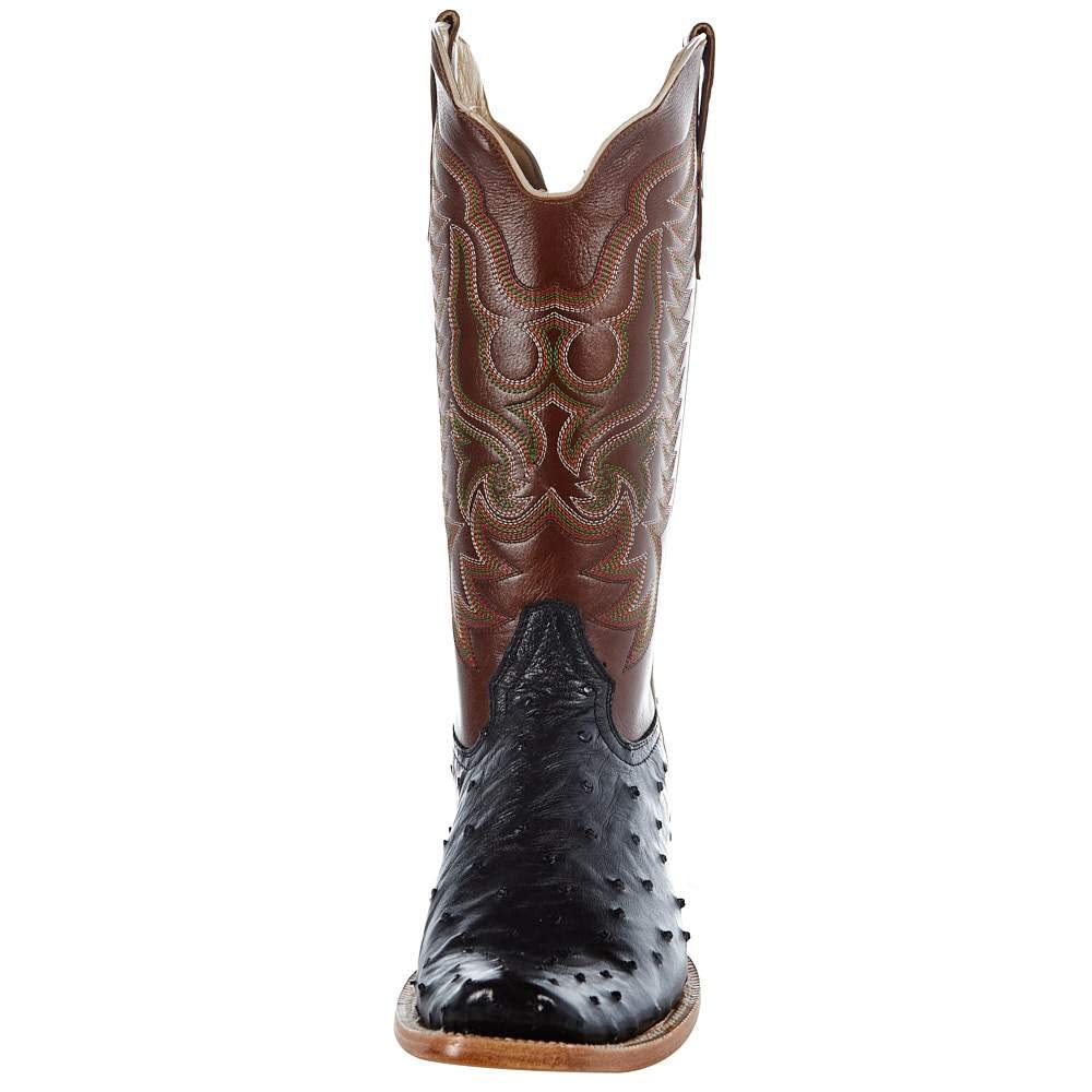 Black Full Quill Ostrich Boots W745538