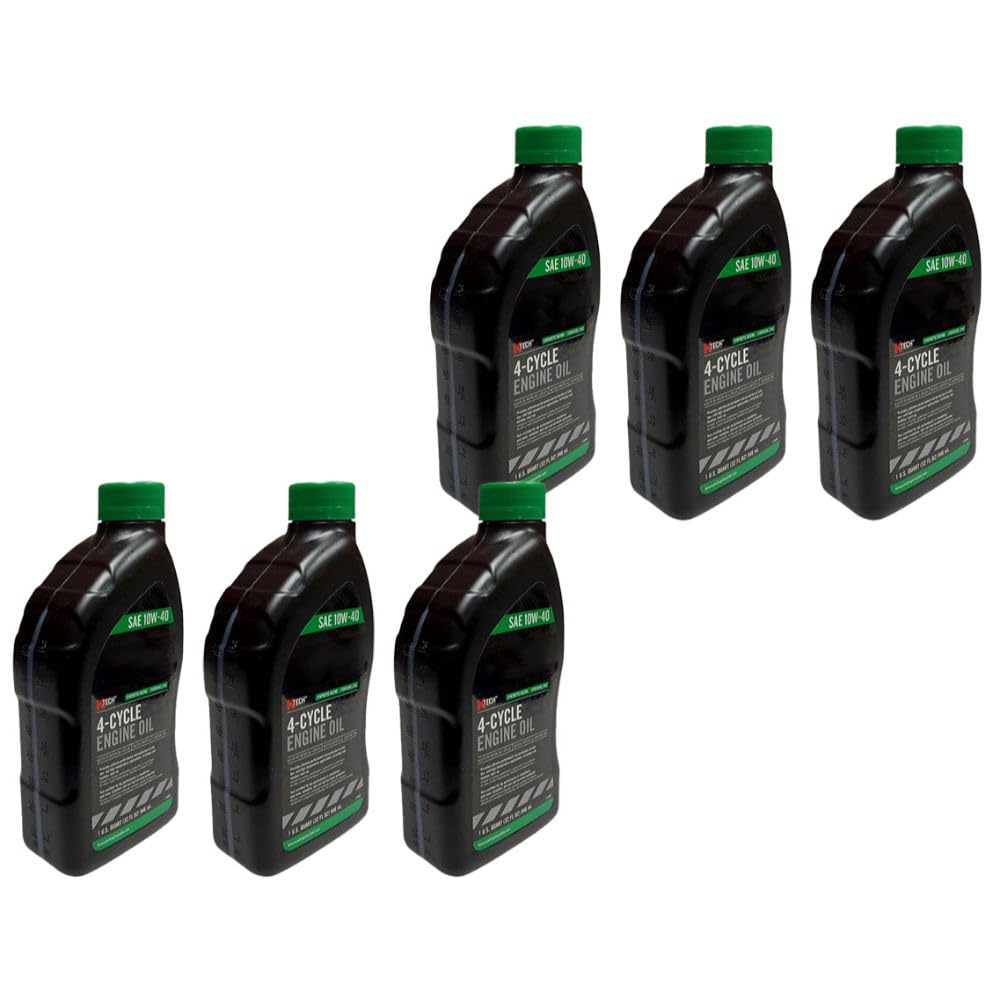 6 Pack SAE 10W-40 4-Cycle Engine Oil Y678