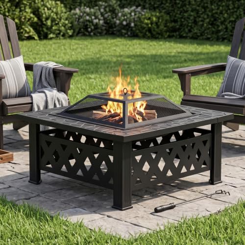 32 Inch Wood Burning Fire Pit Y8523