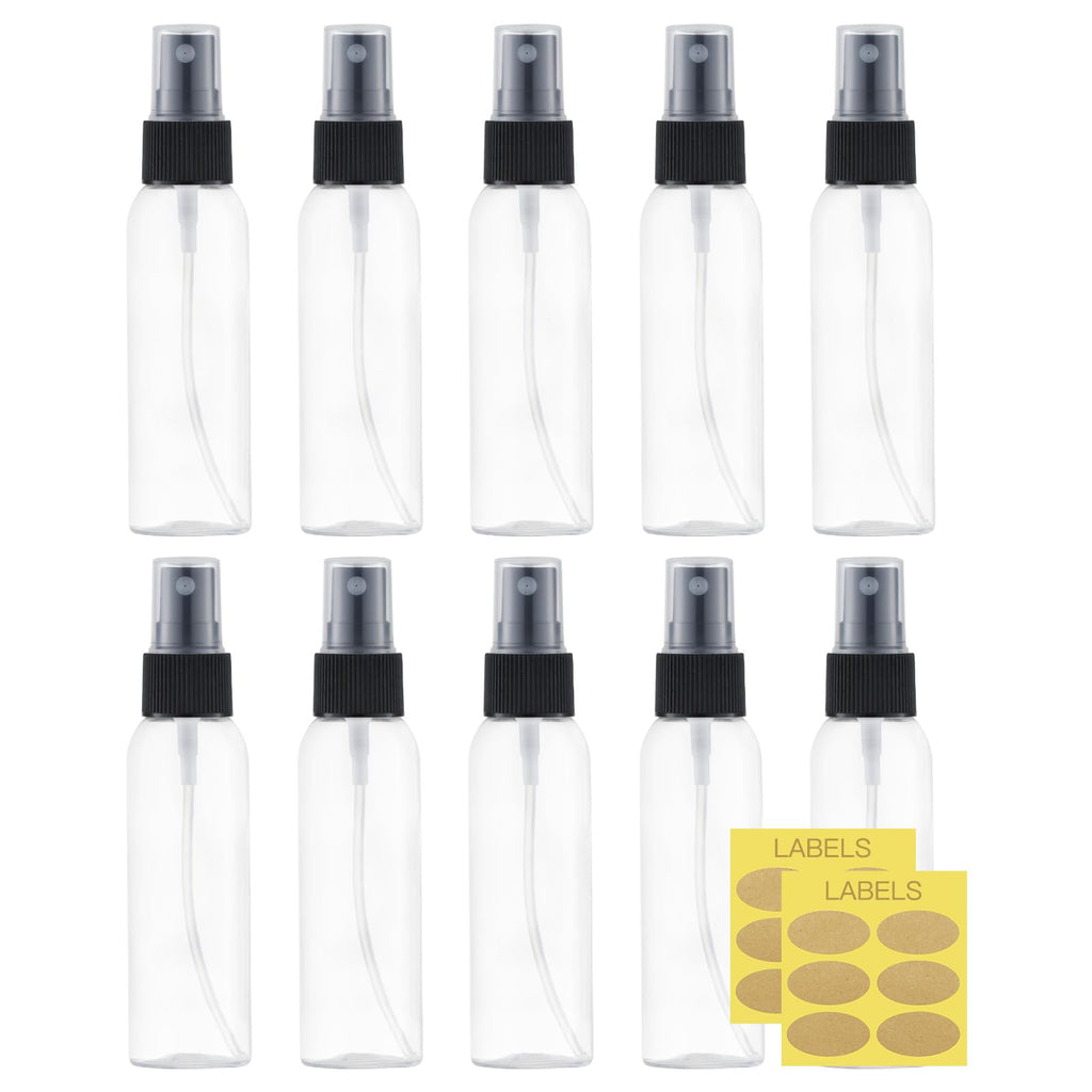 Small 2oz Plastic Spray Bottle 10 Pack Z738996