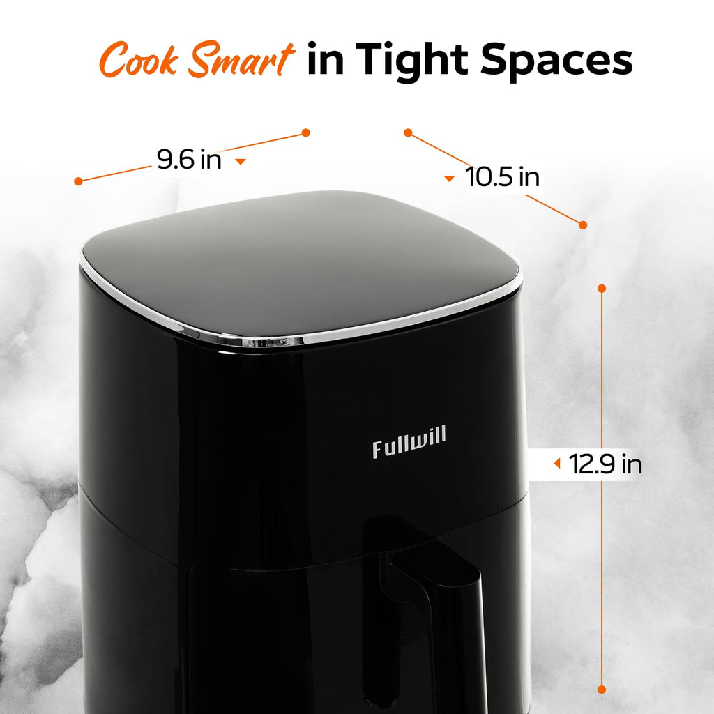 6QT Nonstick Air Fryer with Visible Window W68798