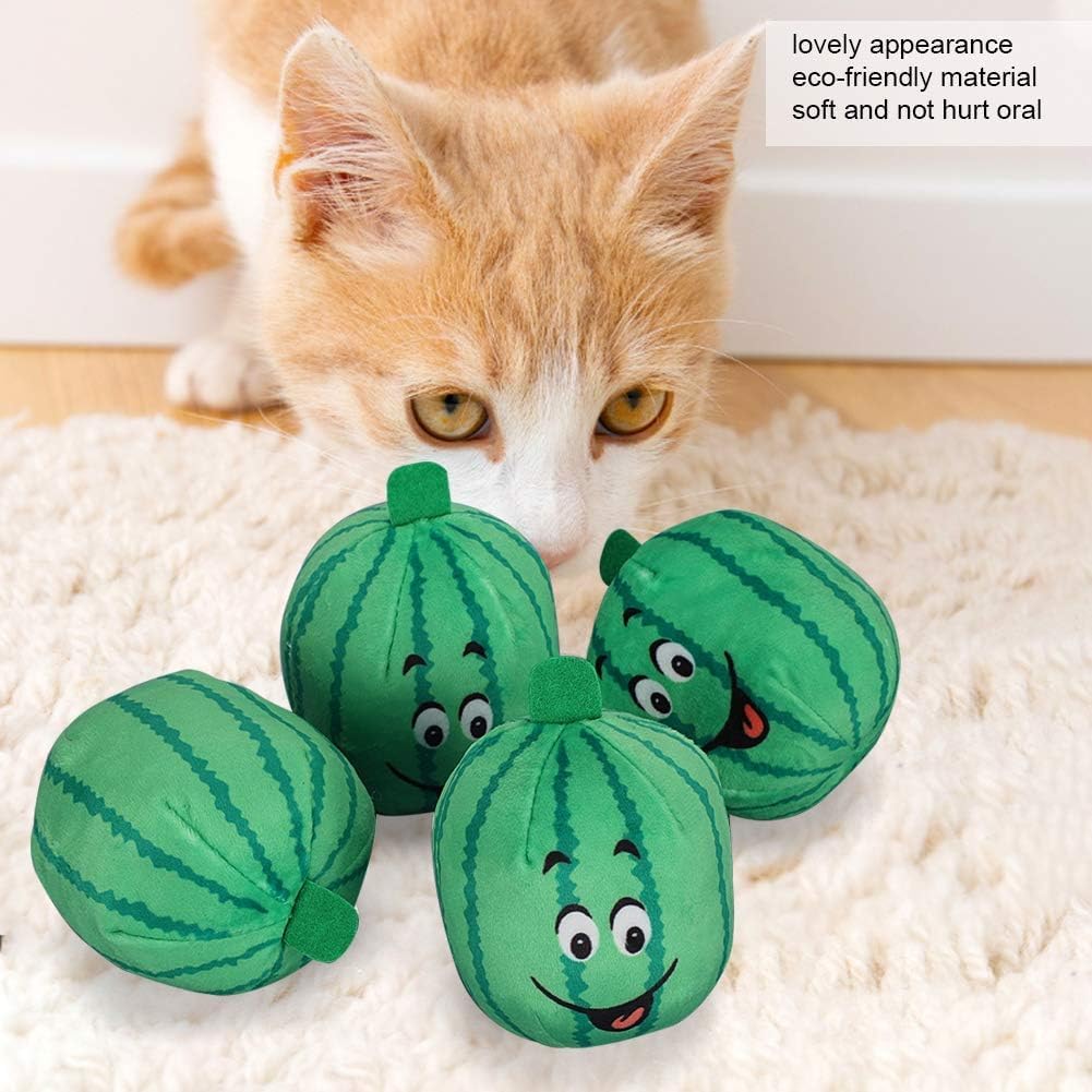 4Pcs Squeaky Plush Dog Toys X598