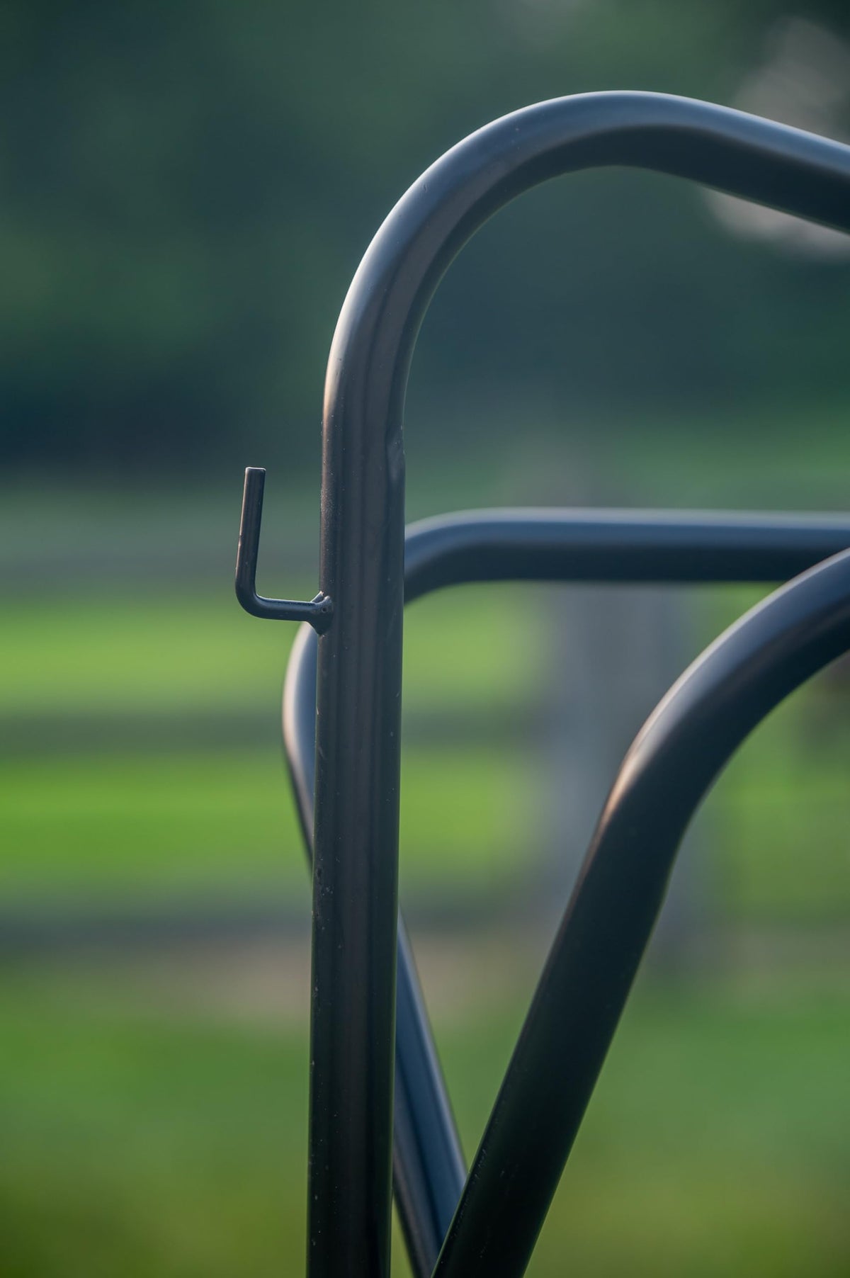 Portable Folding Saddle Rack Powder-Coated Steel U696557