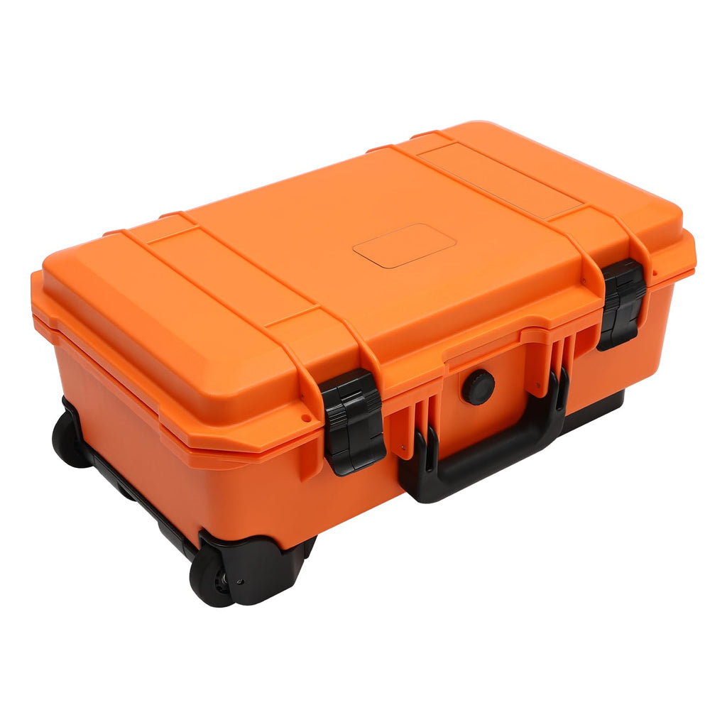 22" Rolling Waterproof Hard Case with Foam (Orange) A6558