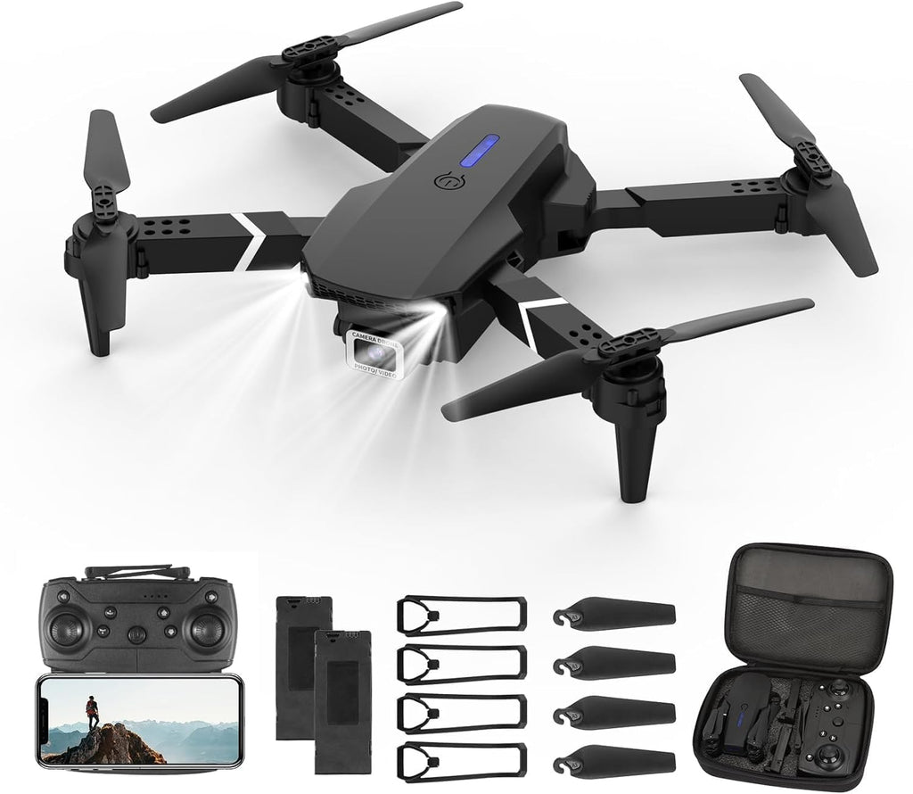 Foldable RC Quadcopter with 4K Dual Cameras W216