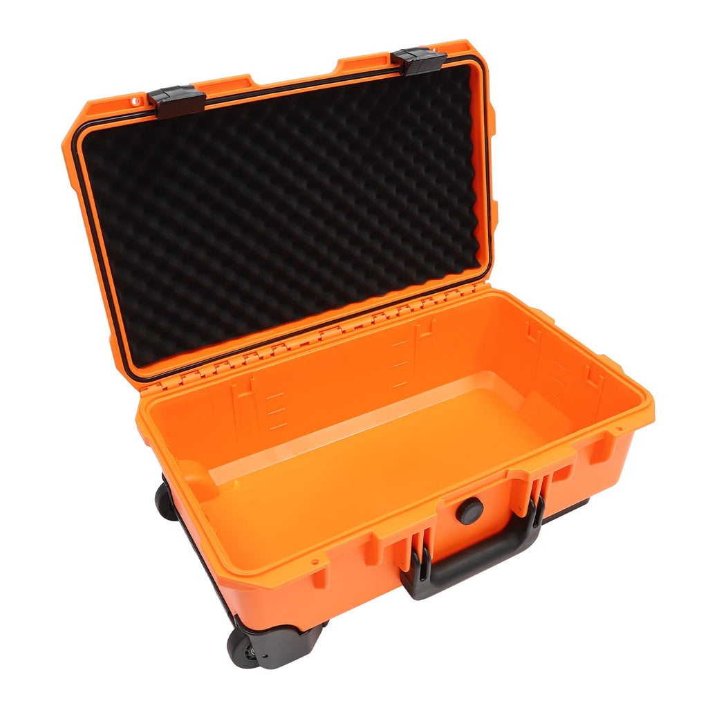 22" Rolling Waterproof Hard Case with Foam (Orange) A6558