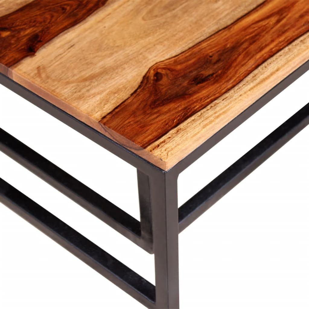 Set of 2 Solid Sheesham Wood Nesting Coffee Table U527