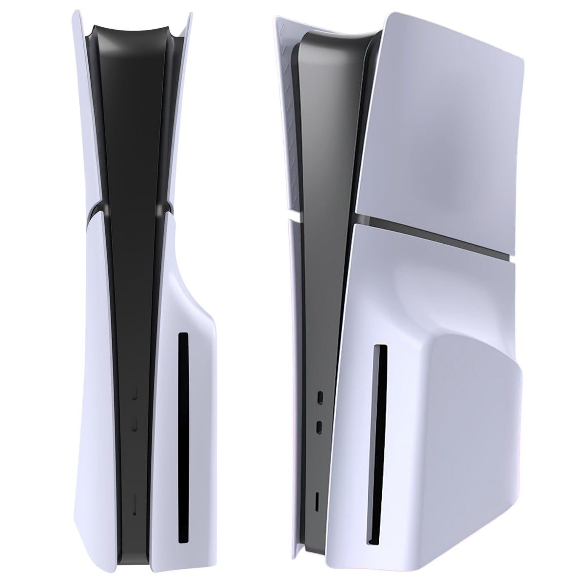 White PS5 Slim Disc Edition Face Plates R1321