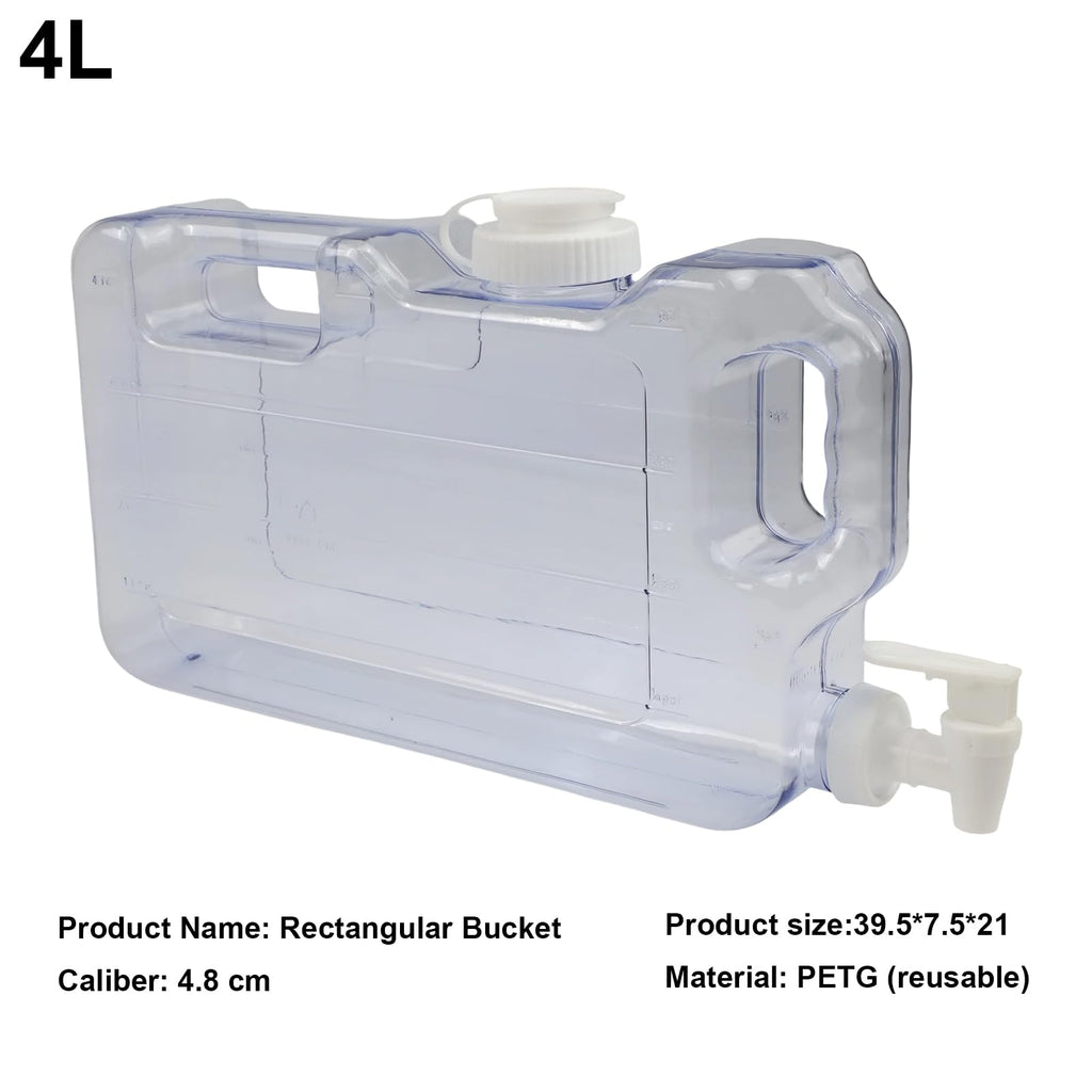 Clear Plastic Water Jug with Faucet R79970