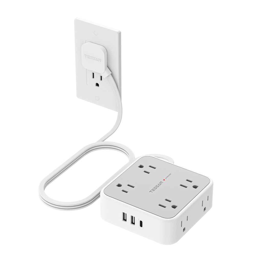 Grey 5 Ft Surge Protector Power Strip K455993