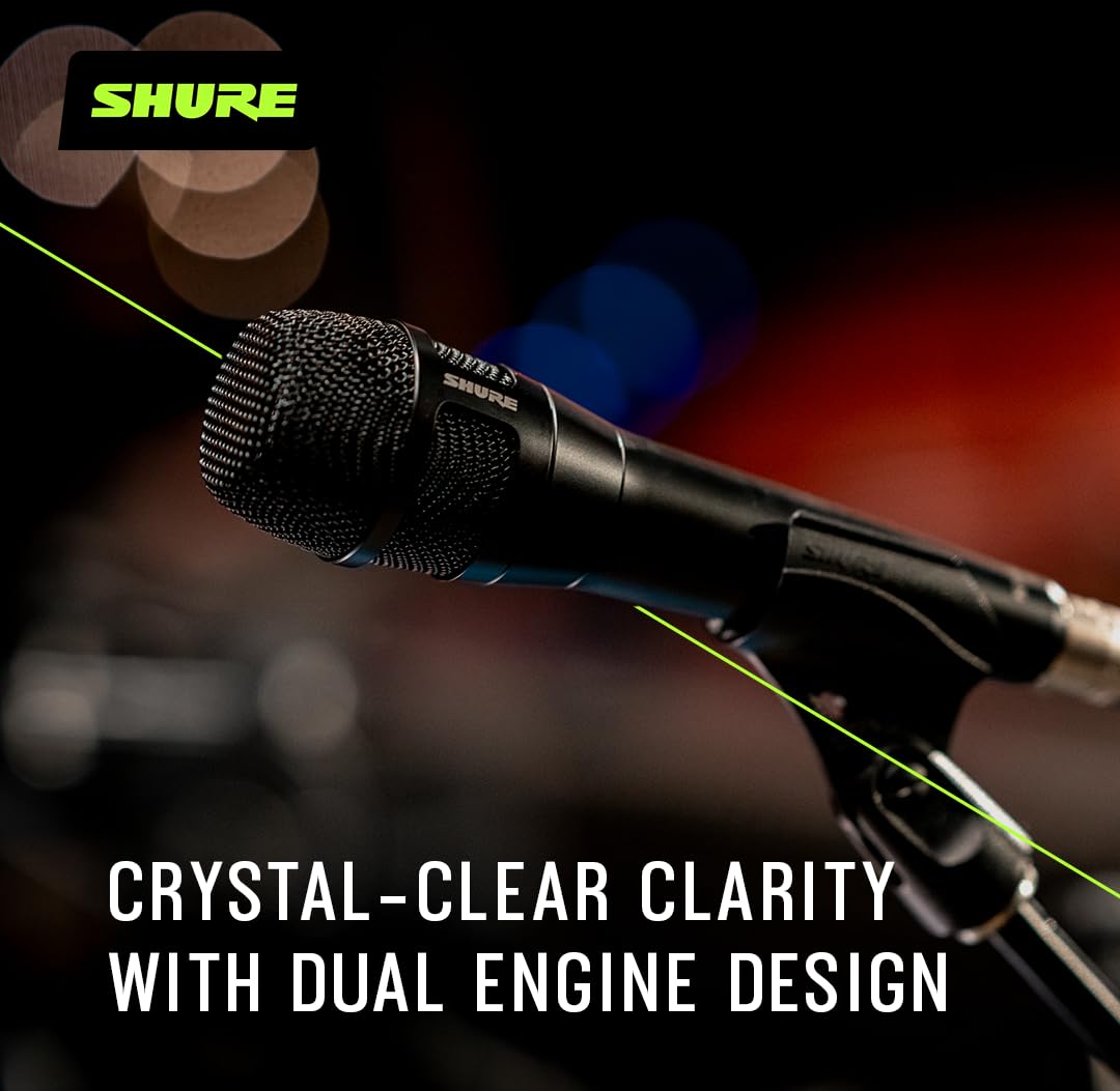 Black Supercardioid Dynamic Vocal Microphone C941006