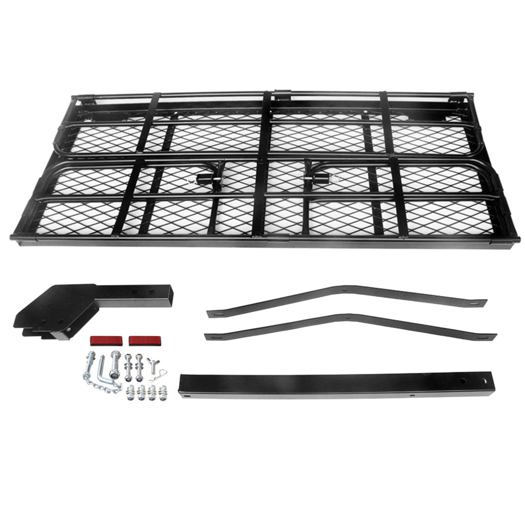 Heavy Duty Folding Hitch Mount Cargo Carrier 60" x 24" x 14.4" D2213