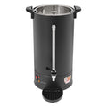 25L Stainless Steel Coffee Urn Hot Water Dispenser Commercial Electric Brewer with Drip Tray Black U65963