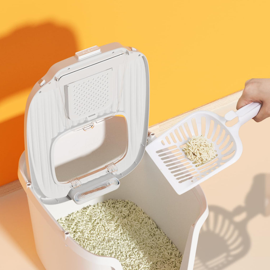 Molded Cat Litter Box with Scoop I8465