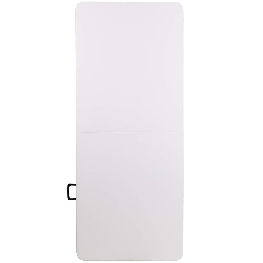 White 6-Foot Bi-Fold Plastic Folding Table X8536