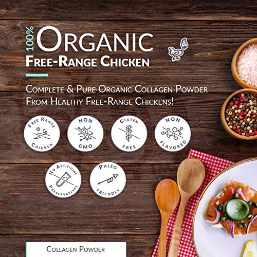 Organic Free Range Chicken Bone Broth Powder 1LB J6513