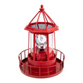 Solar Powered Lighthouse Iron Rotating Solar Light U942