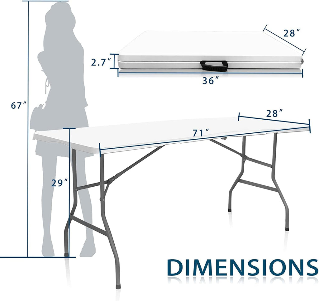 White Folding Table H698650
