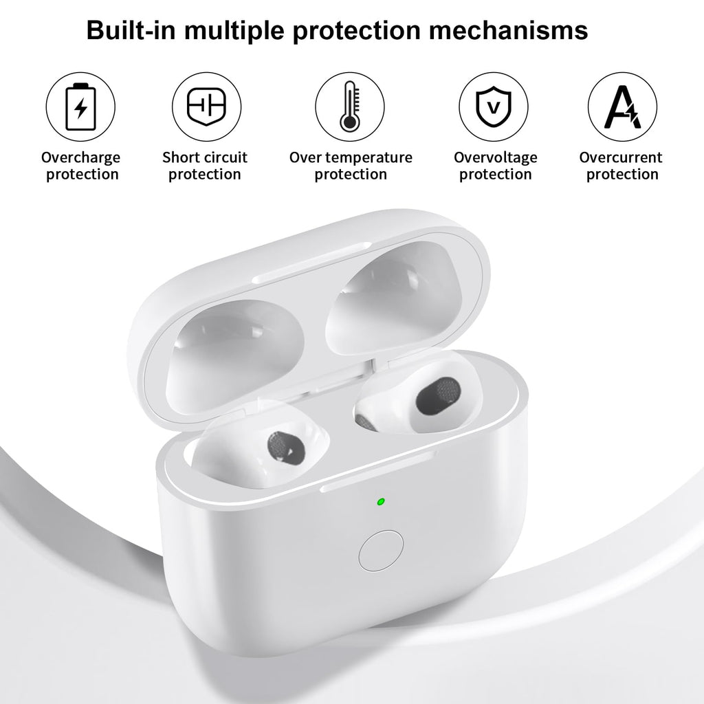 Wireless Charging Case Replacement with Bluetooth Pairing Sync Button R599677