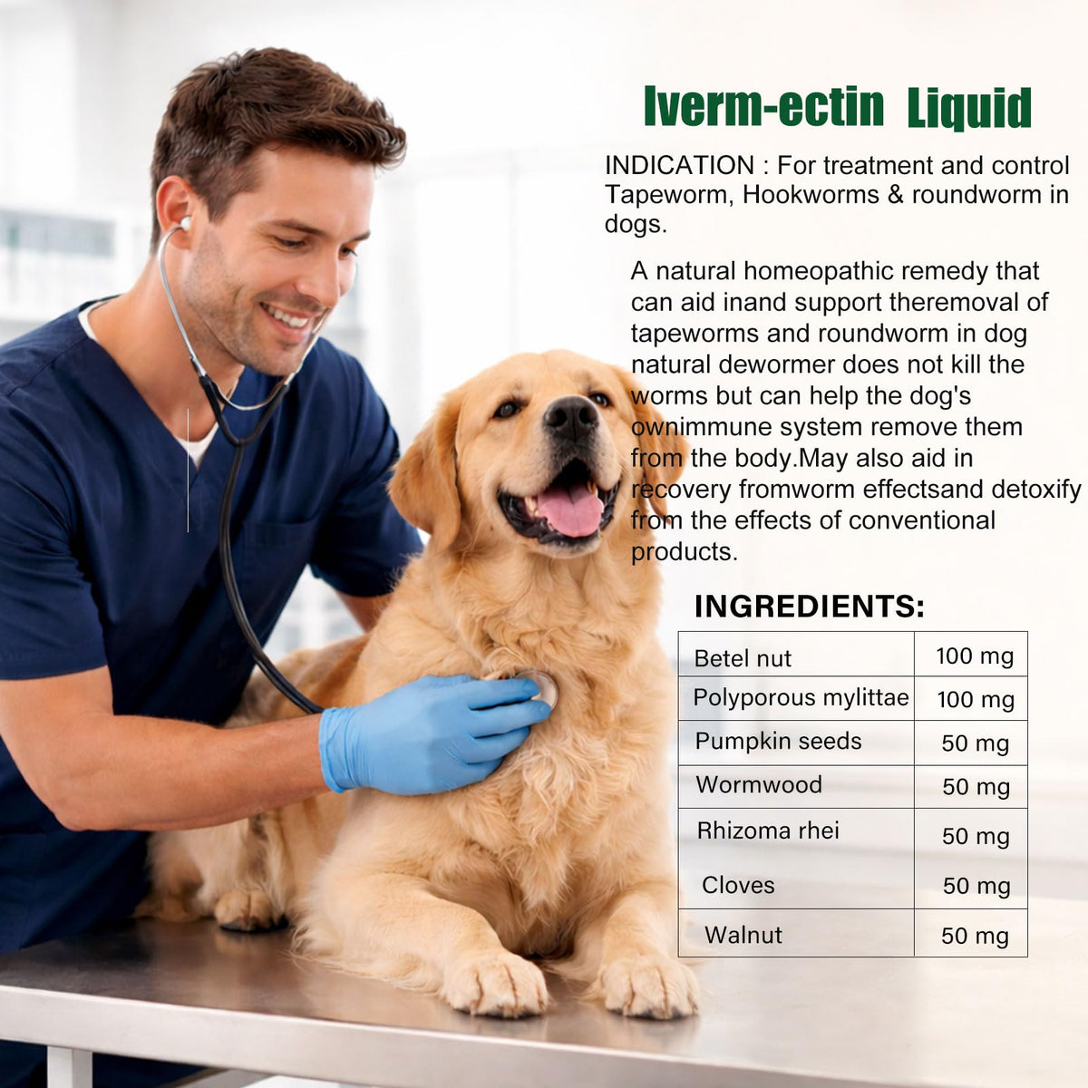 Liquid Dog Dewormer 120ml O718