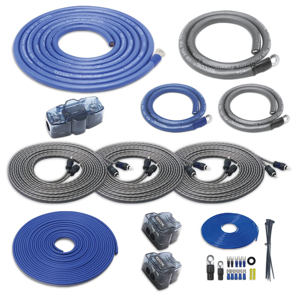 0 Gauge Car Audio Amplifier Wiring Installation Kit Z53782