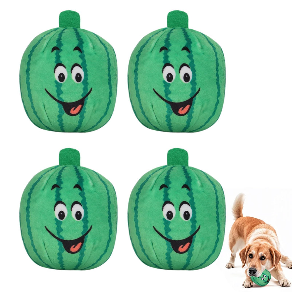 4Pcs Squeaky Plush Dog Toys X598