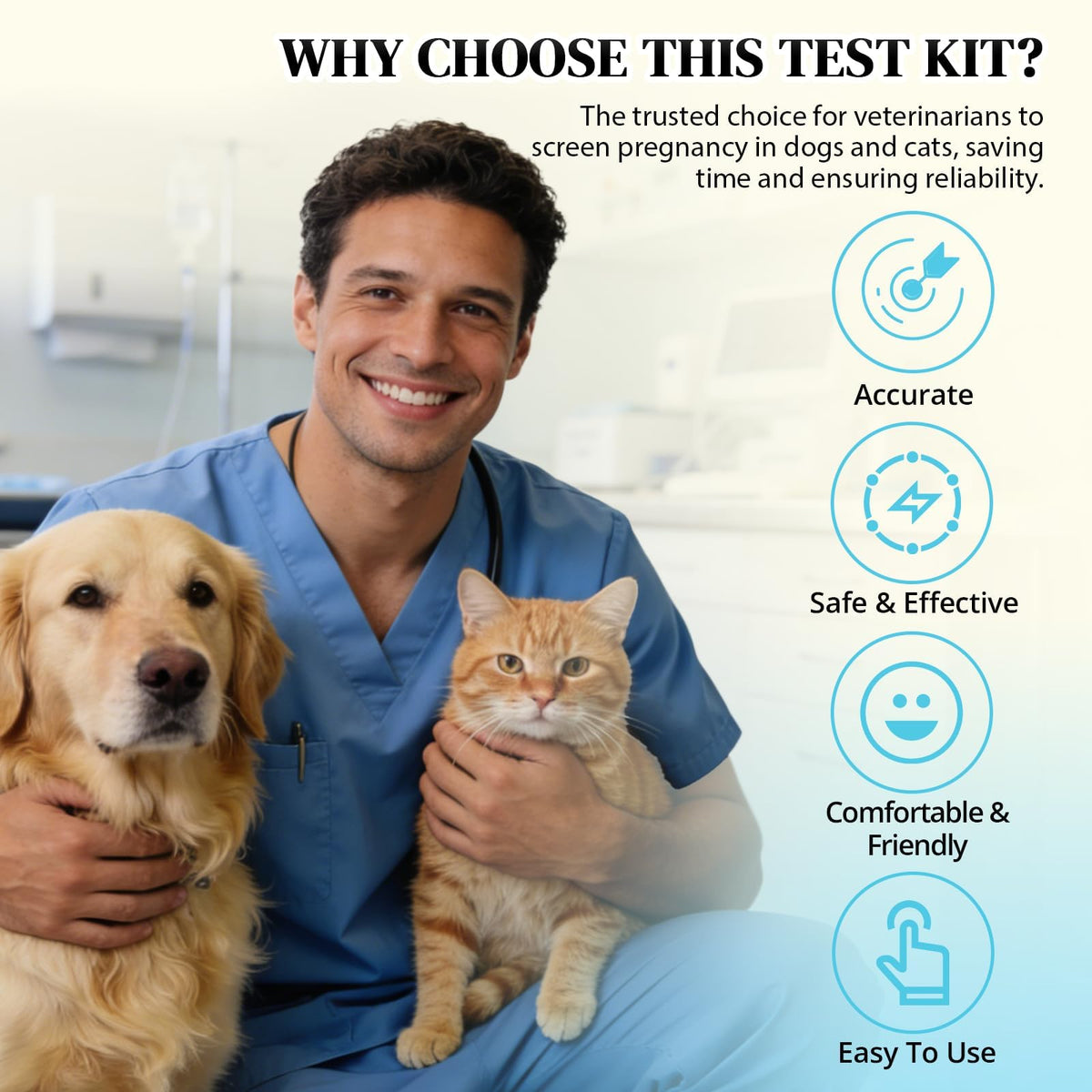 2-Pack Dog & Cat Pregnancy Test Kit I500