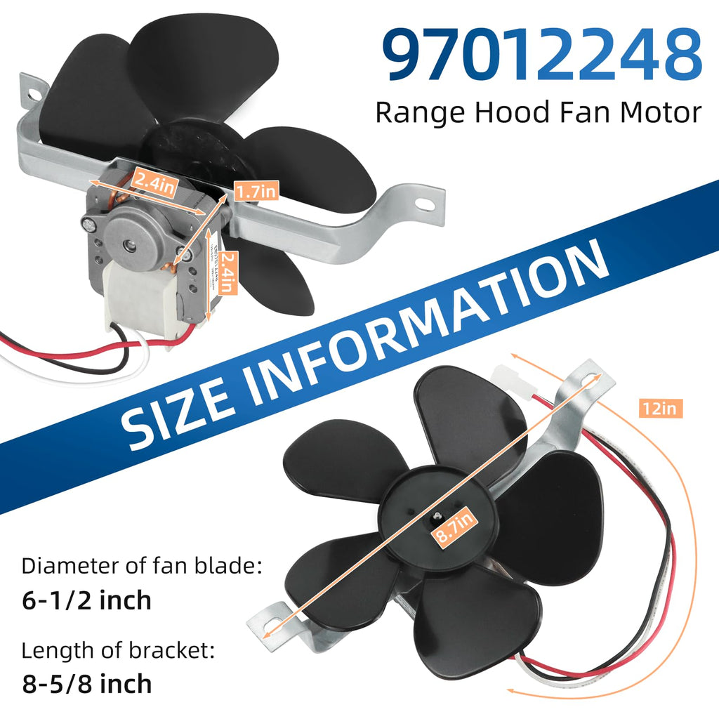 Range Hood Fan Motor Replacement Part W512683