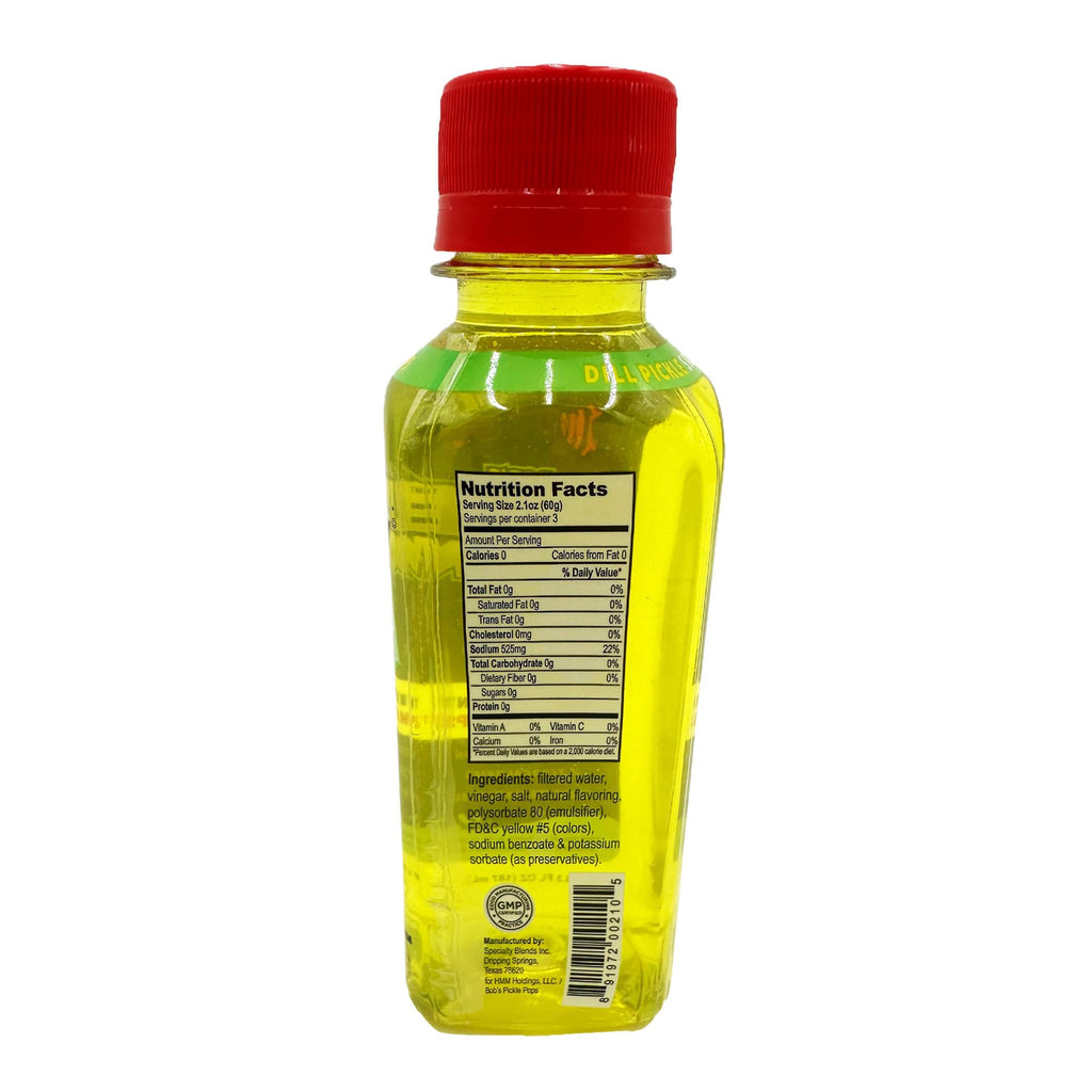 Electrolyte Pickle Shot Zero Caffeine & Gluten-Free 6.3 Oz (Pack of 18, Dill Pickle) H7887