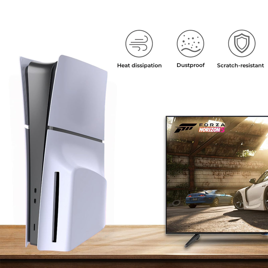 White PS5 Slim Disc Edition Face Plates R1321