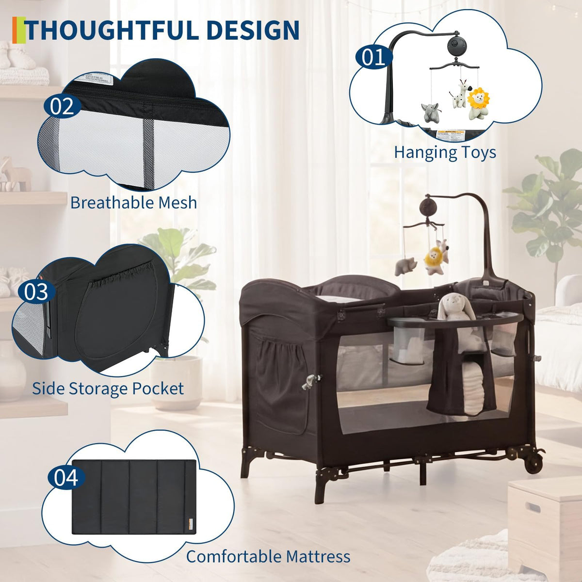 4 in 1 Baby Playard M305469
