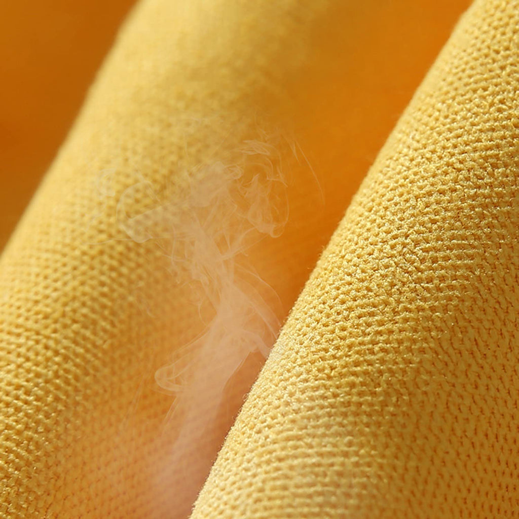 Yellow Bean Bag Chair Cover Only Washable Stuffed Animal Storage 90x110cm B2171