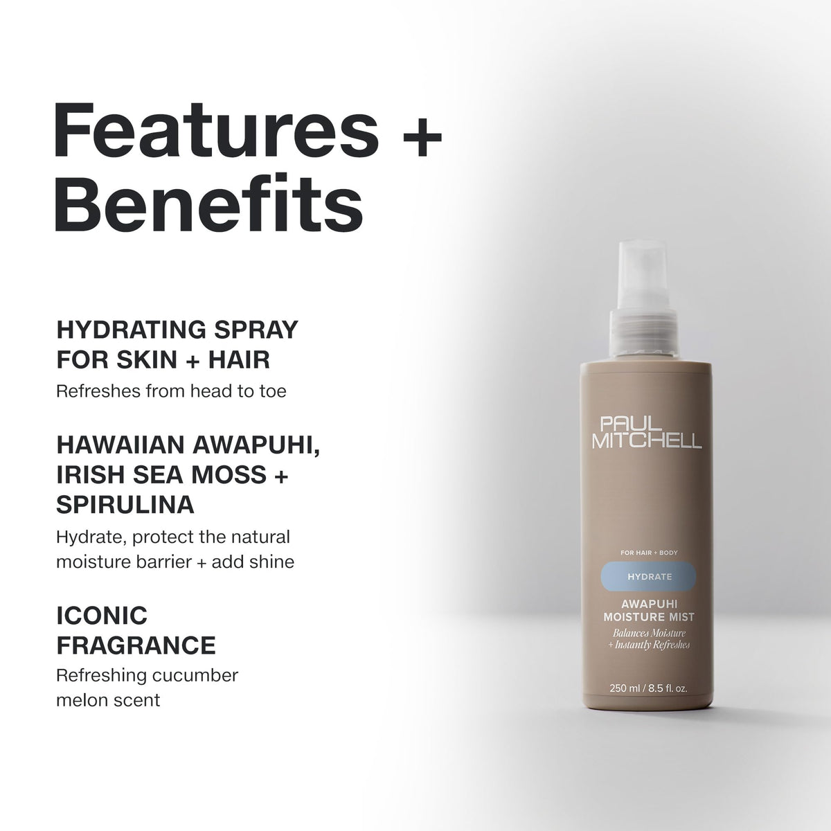 Hydrating Spray For Hair + Skin E771553