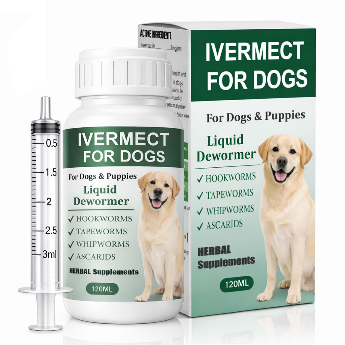 Liquid Dog Dewormer 120ml O718