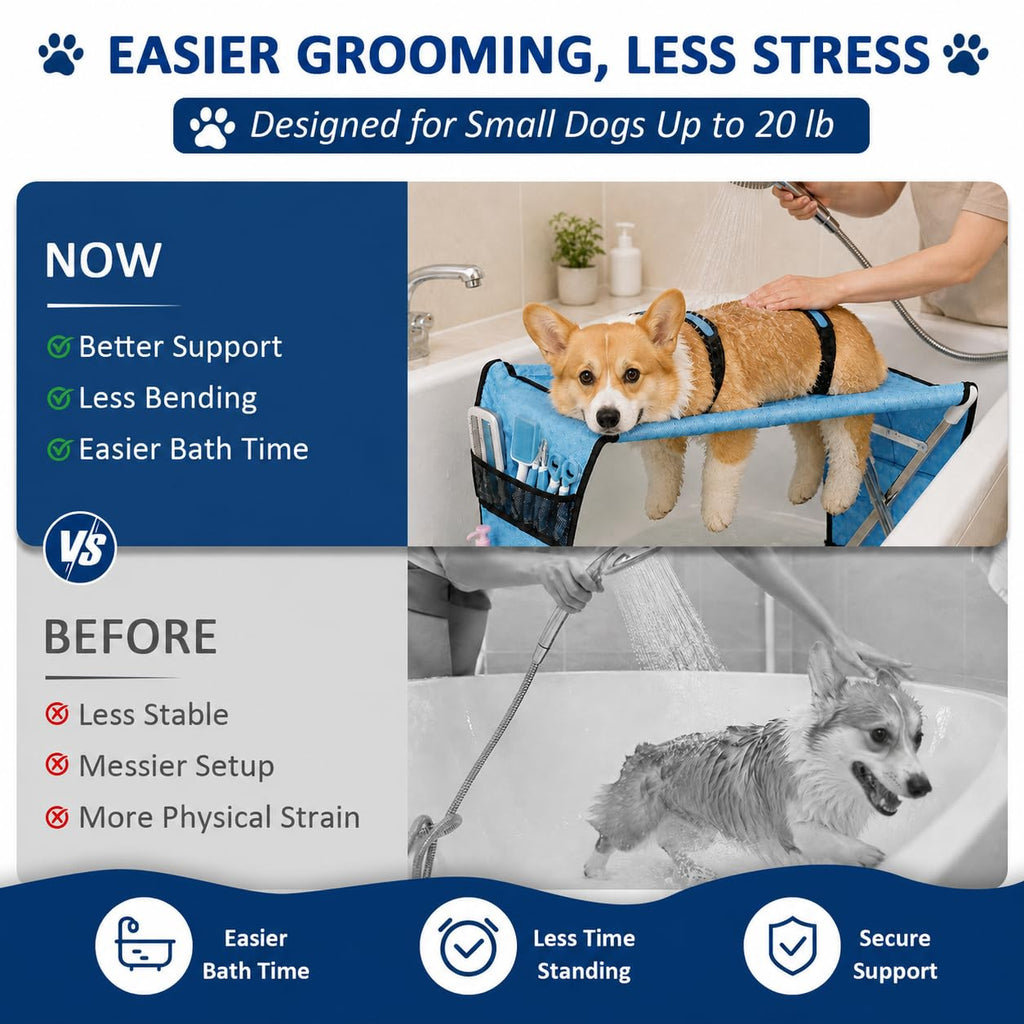 Pet Grooming Hammock with Stand K467437