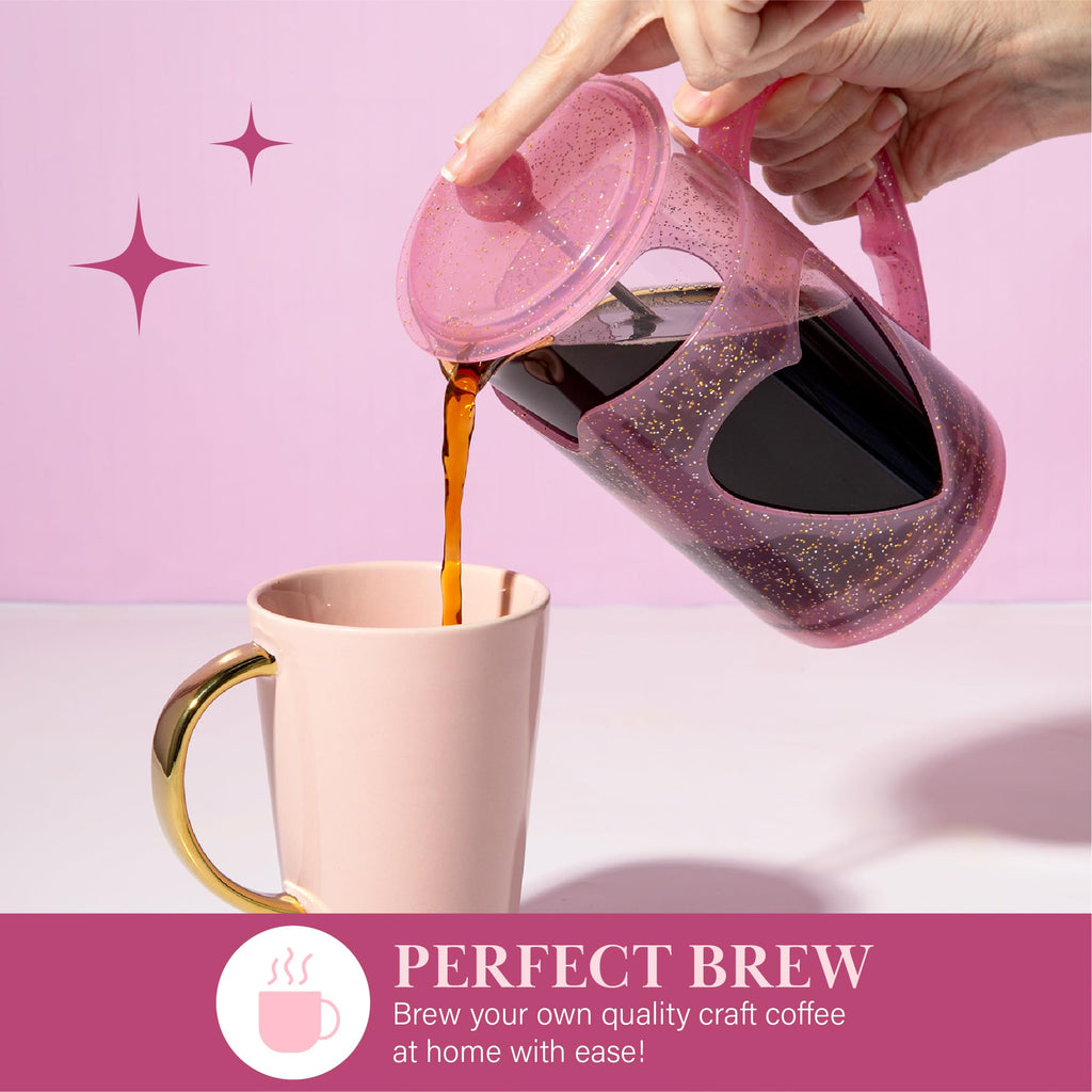 8-Cup Pink French Press Coffee Maker P562
