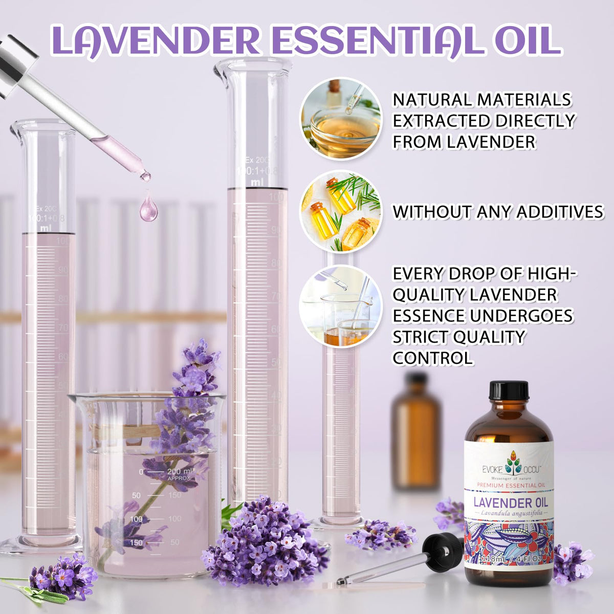 Spearmint and Lavender Essential Oil 4 Fl Oz D718