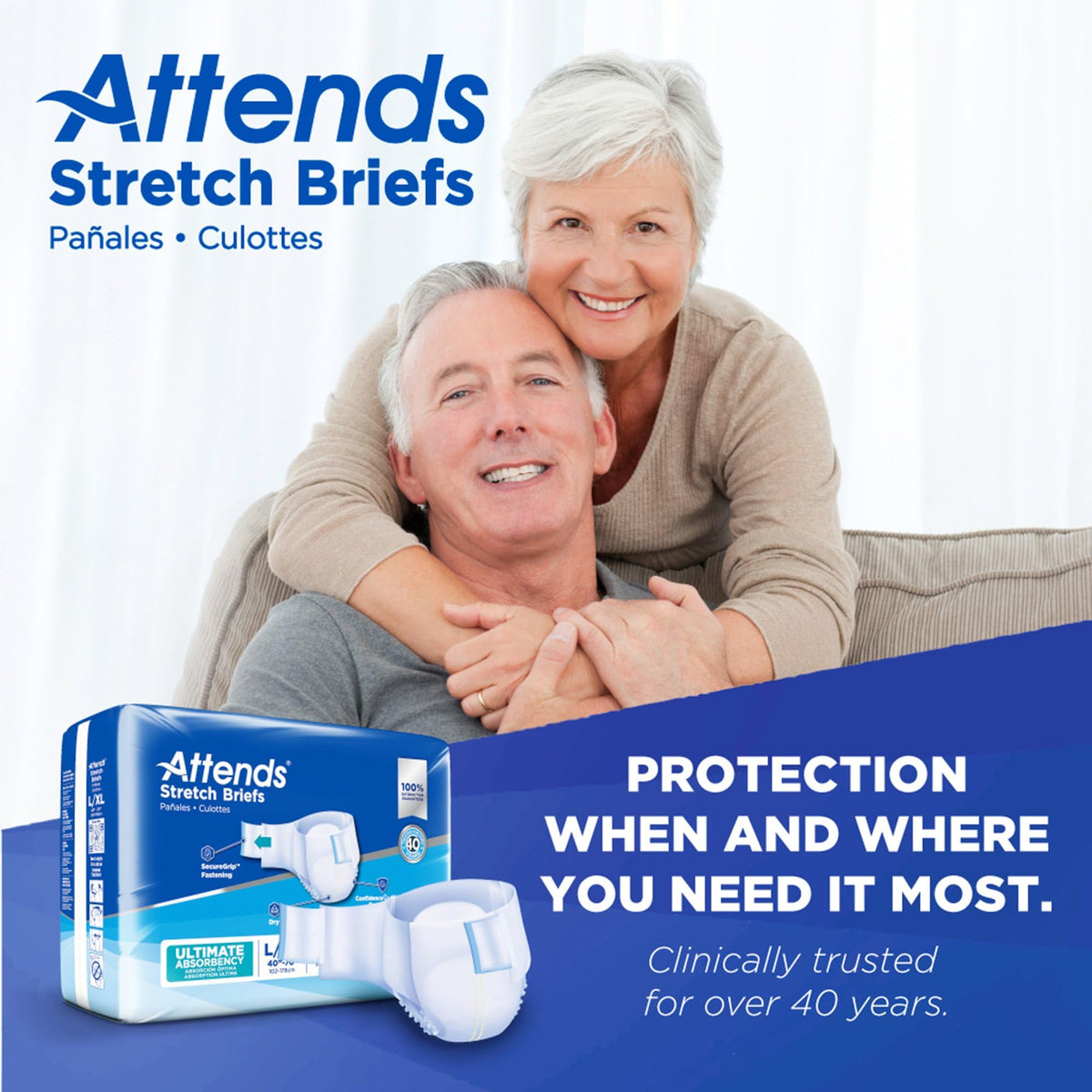 Large/X-Large Adult Incontinence Briefs 96 Ct R4941