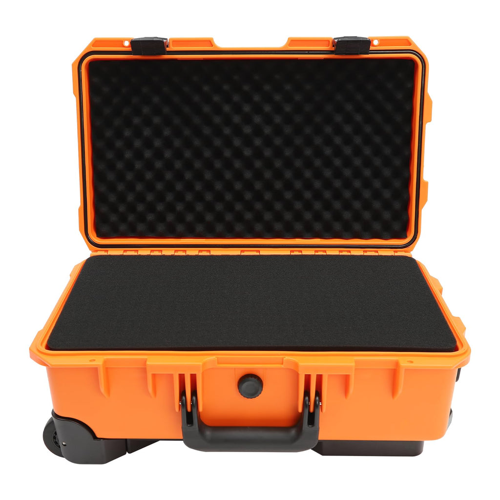 22" Rolling Waterproof Hard Case with Foam (Orange) A6558