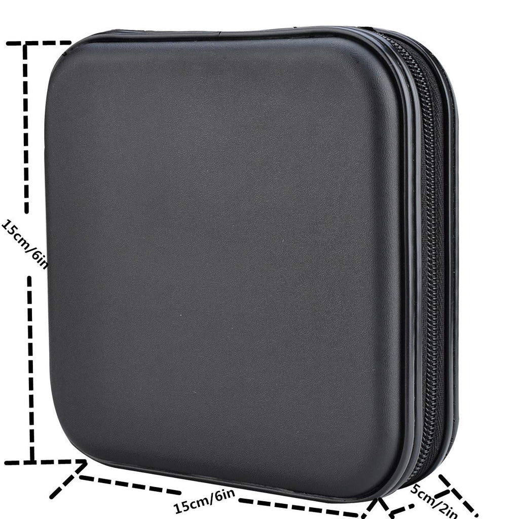 32 Capacity Black CD DVD Wallet T7410